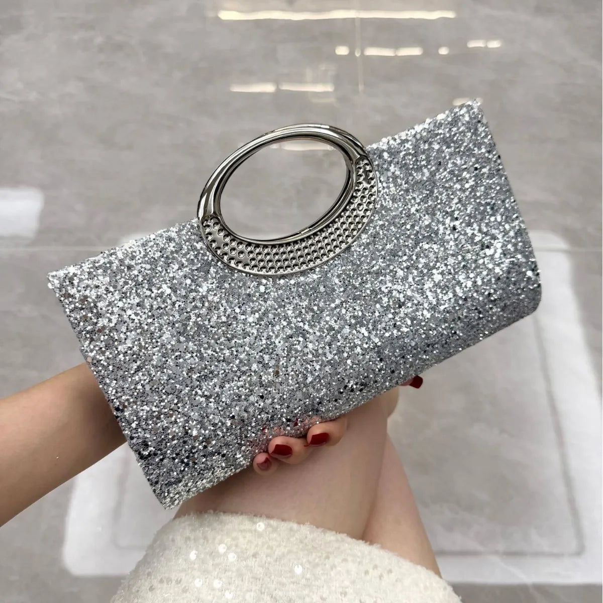 Sparkling Rhinestone Evening Clutch Handbag for Women