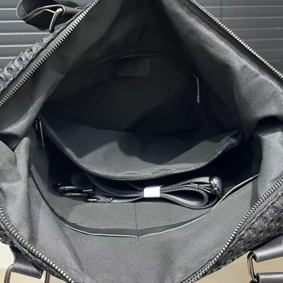 Large Waterproof Nylon Travel Shoulder Bag for Women