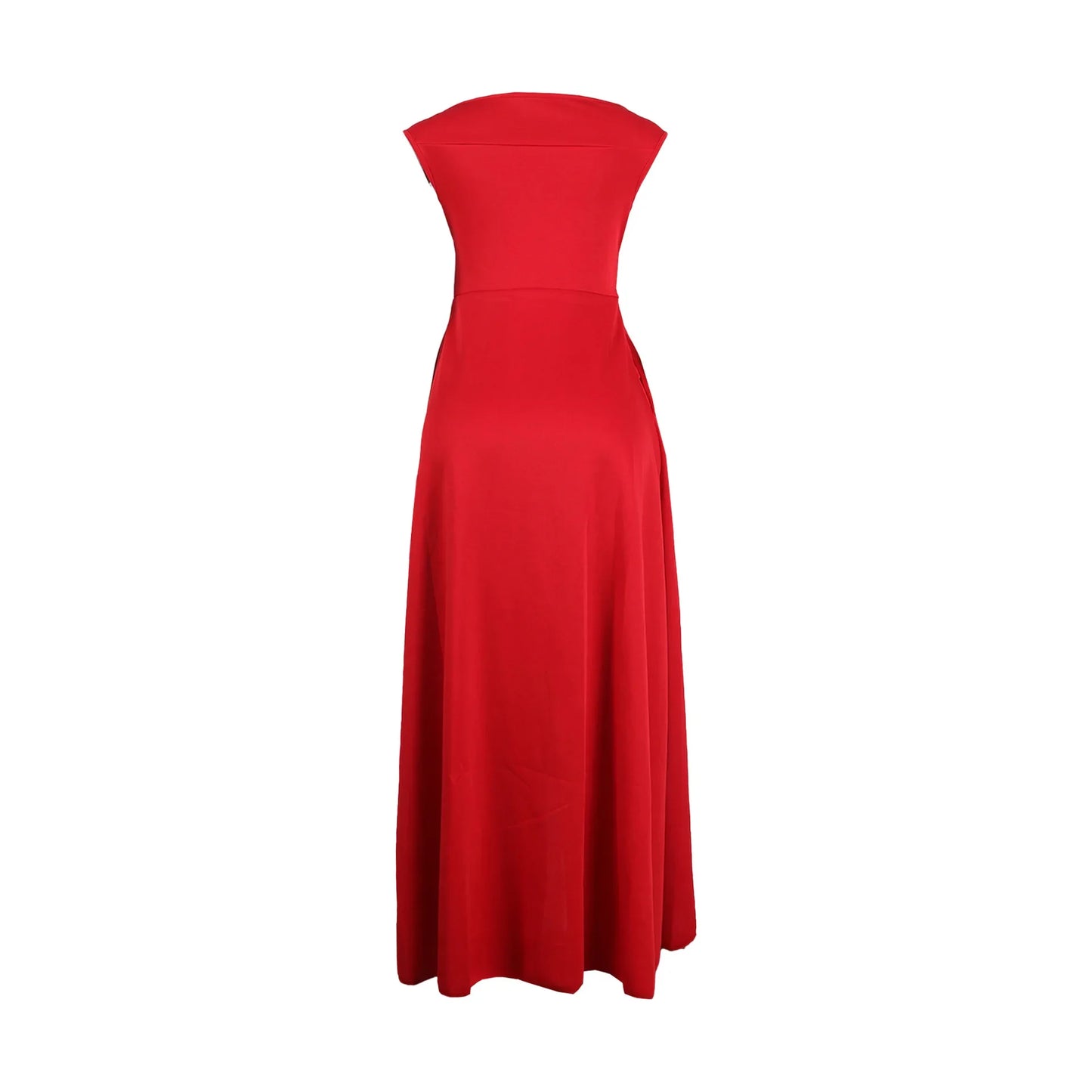 Sexy Slimming Solid Color Off-Shoulder Maxi Dress S10629 European And American Style Smooths Your Silhouette
