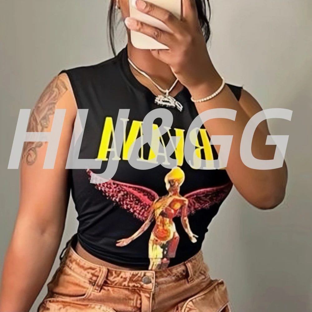 Sleeveless Graphic Tee