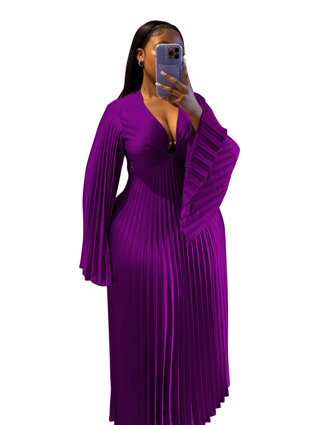 Elegant African Wedding Maxi Kaftan Dress for Women
