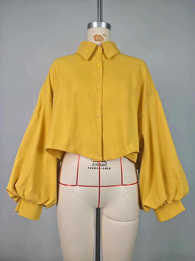 Beautyblue Elegant Women's Coats&Pants Yellow Pant Sets New Casual Buttoned Pleated Lapel Blazer Blouses Pockets Trousers Female