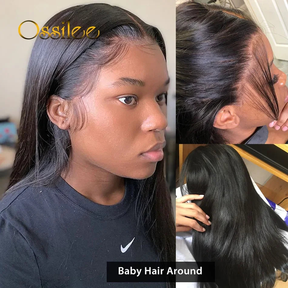 Pre Cut Lace Wig Human Hair Ready to Wear Transparent 13x4/13x6 Lace Front Human Hair Pre Plucked Pre Cut 5X5 Lace Closure Wig