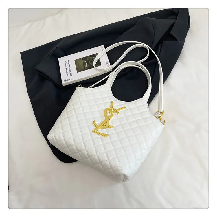 2025 Spring New Style Large Women's Bags, Letter-patterned Large-capacity Tote Bags, Underarm Bags, Fashionable and Versatile
