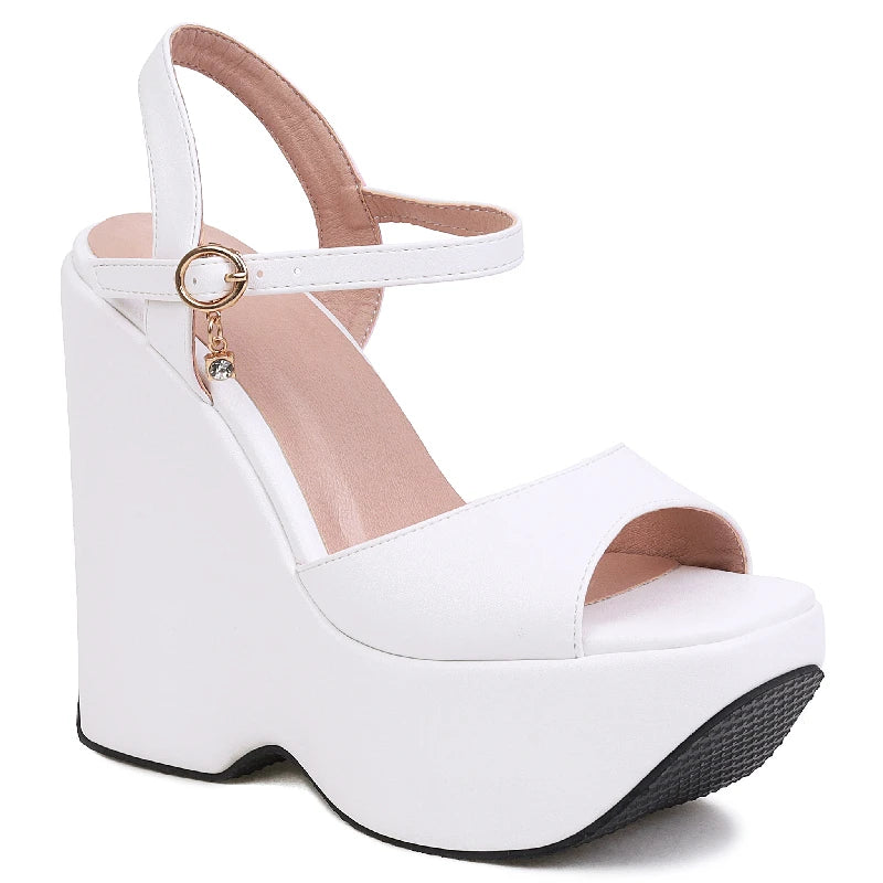 Open Toe Platform Wedge Sandals