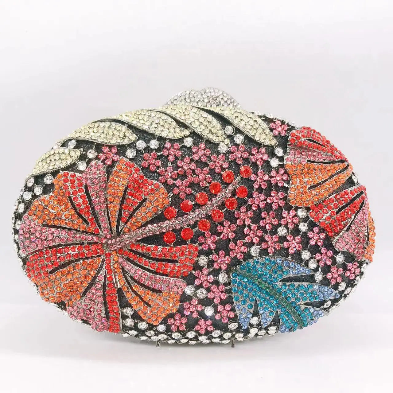 Blue/Yellow/White Multicolored Diamond Crystal Clutch Rhinestone Women Clutches High Quality Phone Wallet Best Party Purse Bag