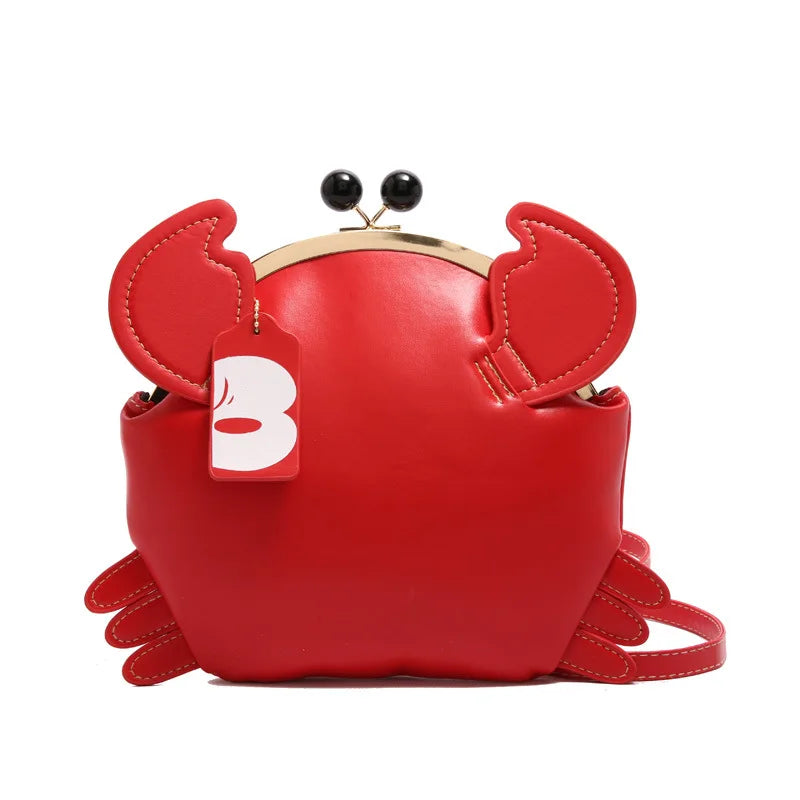 Crab Crossbody Handbag With Coin Purse