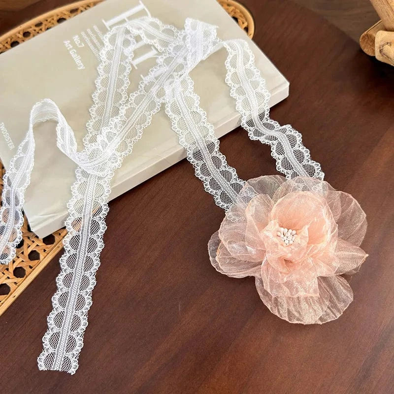 Spring Collection Multi Color Rose Neckchain Necklace French Choker Neck Strap Collar Chain Accessories