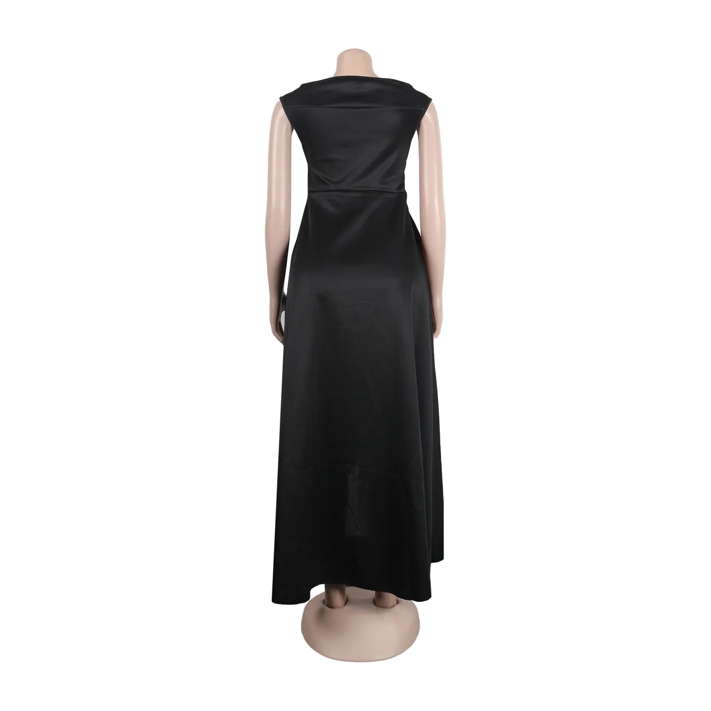 Sexy Slimming Solid Color Off-Shoulder Maxi Dress S10629 European And American Style Smooths Your Silhouette