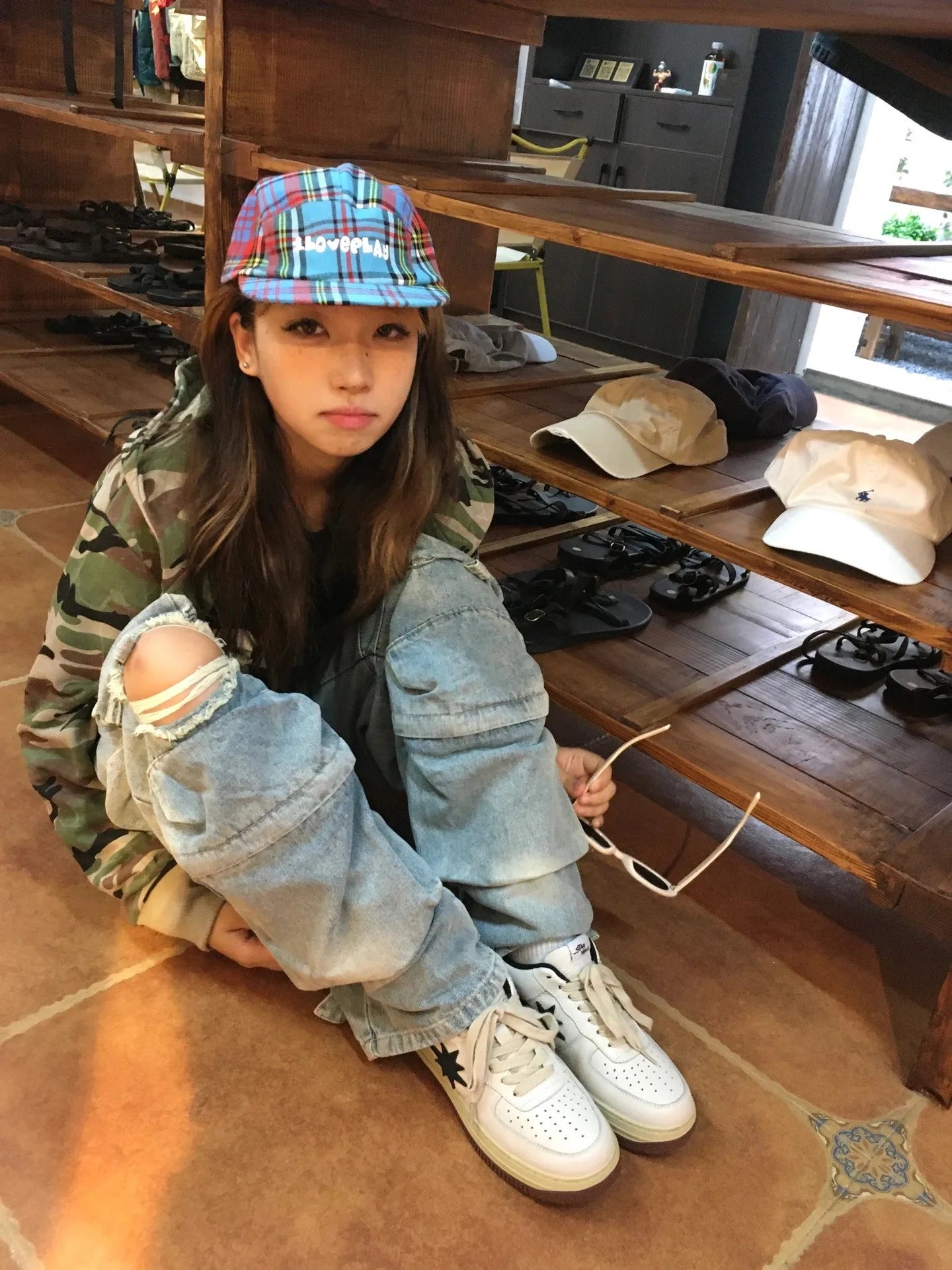 Karrram Japanese Y2k Cropped Jacket Vintage Harajuku Short Coat 2000s Korean Fashion Camouflage Zipper Hooded Sweatshirt Grunge