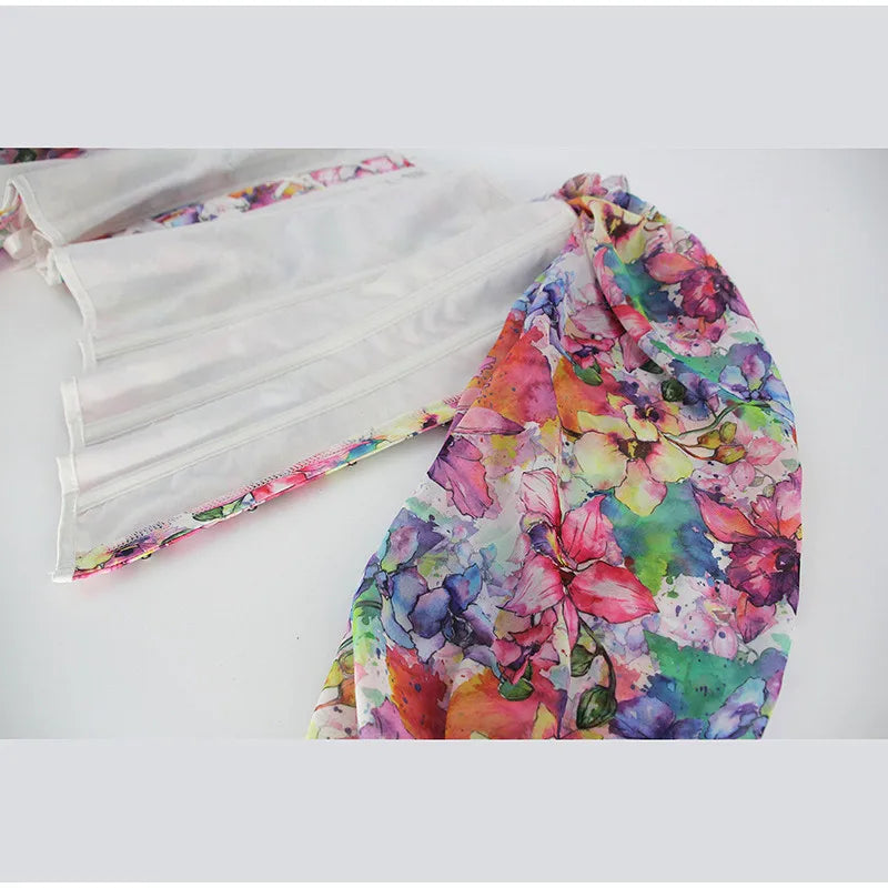 Sexy Off Shoulder Women Tops And Blouse Fashion Puff Sleeve Bodycon Crop Top Casul Holiday Beach Floral Blouses Shirt