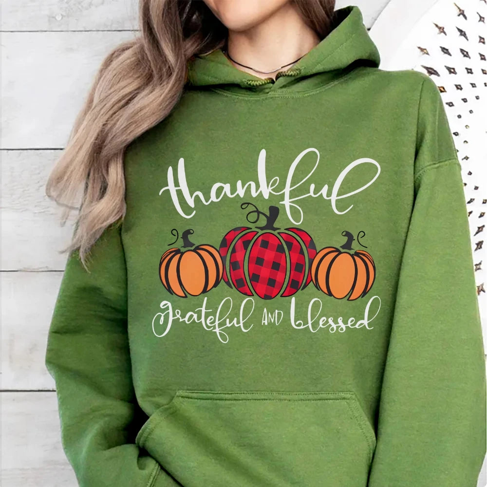 Halloween Pumpkin Graphic Hoodie Casual Drawstring Design Thermal Top Long Sleeve Multi Pocket Sweatshirt Fashion Sweater Autumn