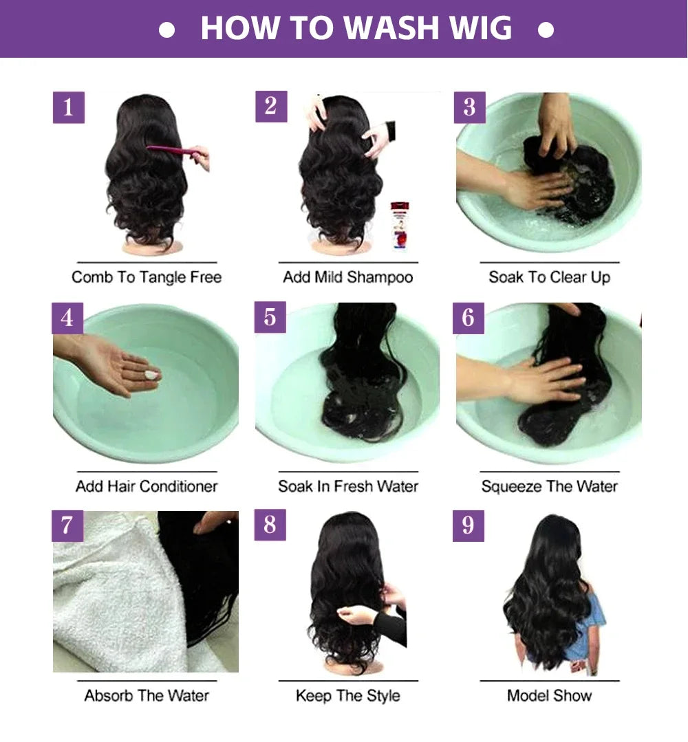 Gorgeous Long Body Wave Silk Hd Lace Front Wig for Women