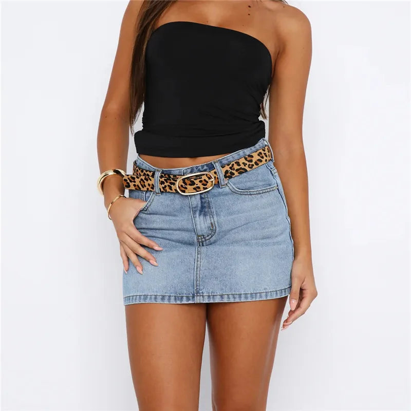 Imcute Women Y2k Denim Mini Skirt Fashion Low Rise A-Line Slim Fit Button Up Summer Trendy Short Jean Skirt with Pockets
