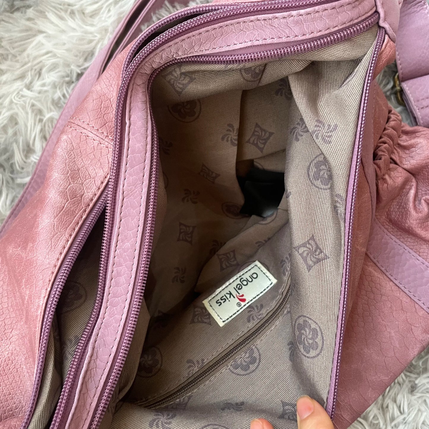 Original Design Retro Rivet Leopard Print Punk Backpack Commuter Large Capacity Tote Crossbody Bags for Women Hot Selling