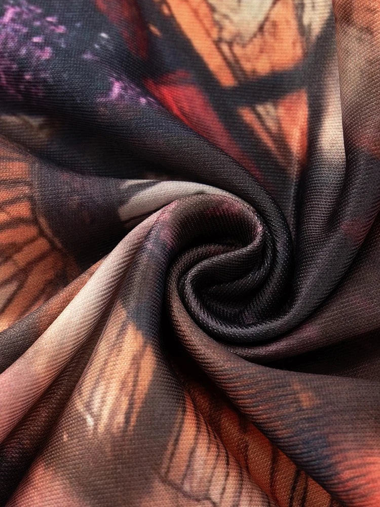 Weird Puss Aesthetics Print Jumpsuits Women Halter Sexy Backless Skinny Peach Buttocks Midnight Club Party Wild Styel Overalls