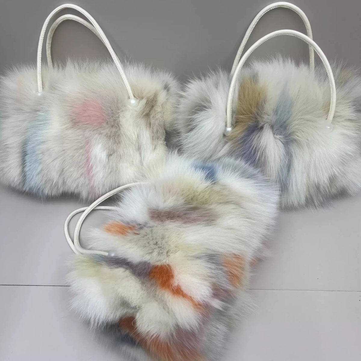 Fox Fur Bag Winter Women Shoulder Bag Female Fashion Chain Shoulder Bags Real Fur Purse Natural Fur Hand Bags Evening Party Bag