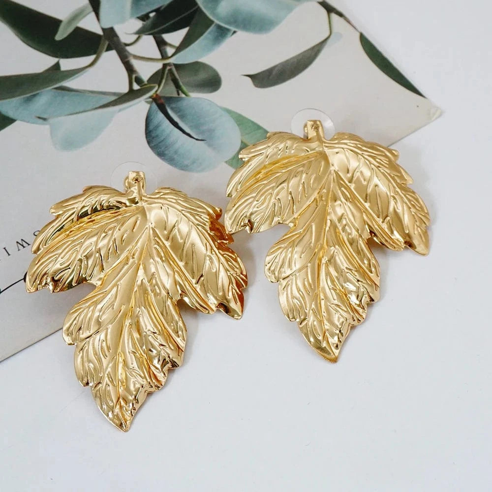 Fashion Jewelry Big Gold Color Round Geometric Earrings Dangle Drop Earrings For Women African Wedding Party Gifts