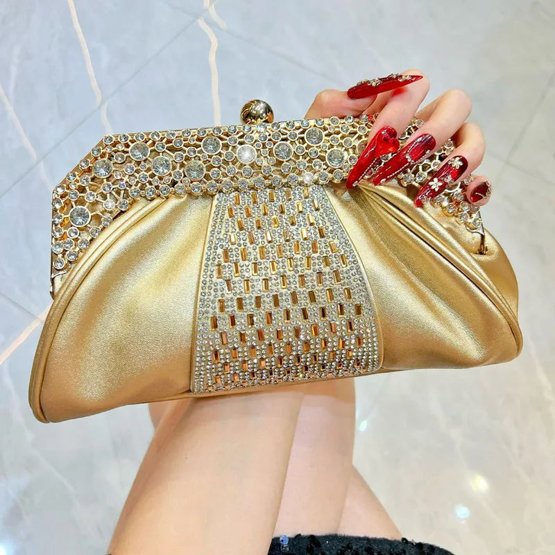 Cloud Shaped Evening Clutch Crossbody Bag