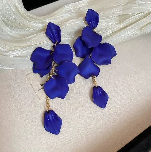 French Blue Earings Jewelry Accessories Girl Dangle Earrings 2022 Trend