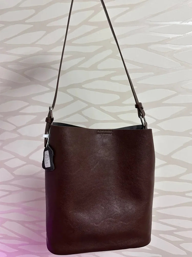Women's Cowhide Genuine Leather Bag Ladies High Quality Luxury Designer Handbag Fashion Crossbody Bags Female Shoulder Bag Lady