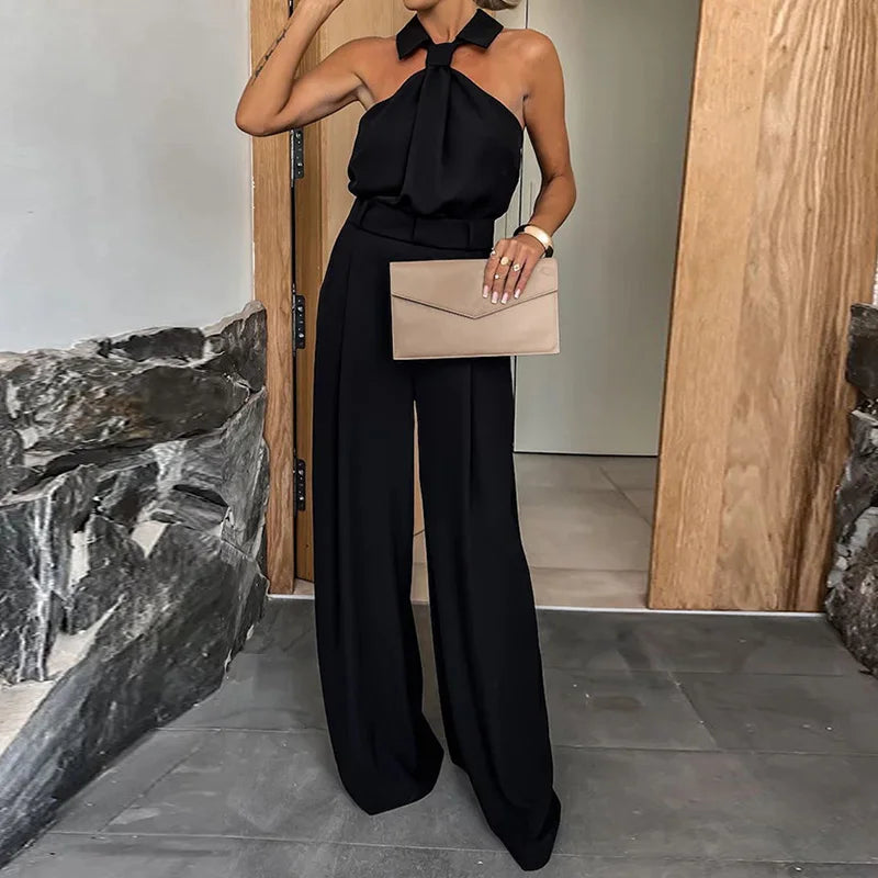 Patchwork Pockets Jumpsuit