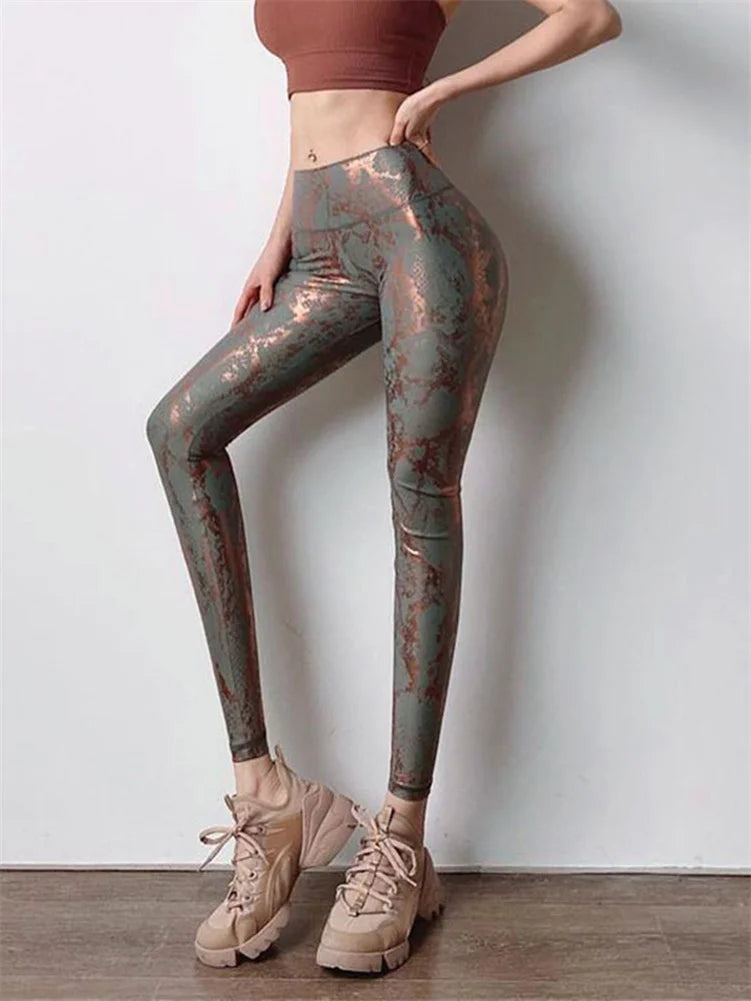 Serpentine Sports Tights Woman Push Up Leggings Sport Casual Gym Fitness Running Leggins Sexy Female High Waist Legging Pants