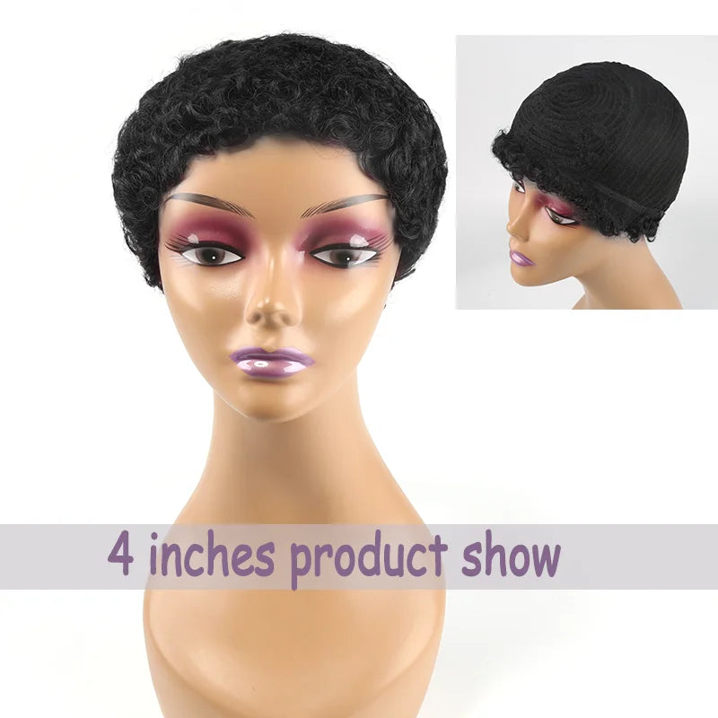 100% Curly Human Hair Glueless Wigs 13x6 Hd Lace Front Wig Jerry Burmese Curly Closure Frontal Short Bob Ready to Wear And Go