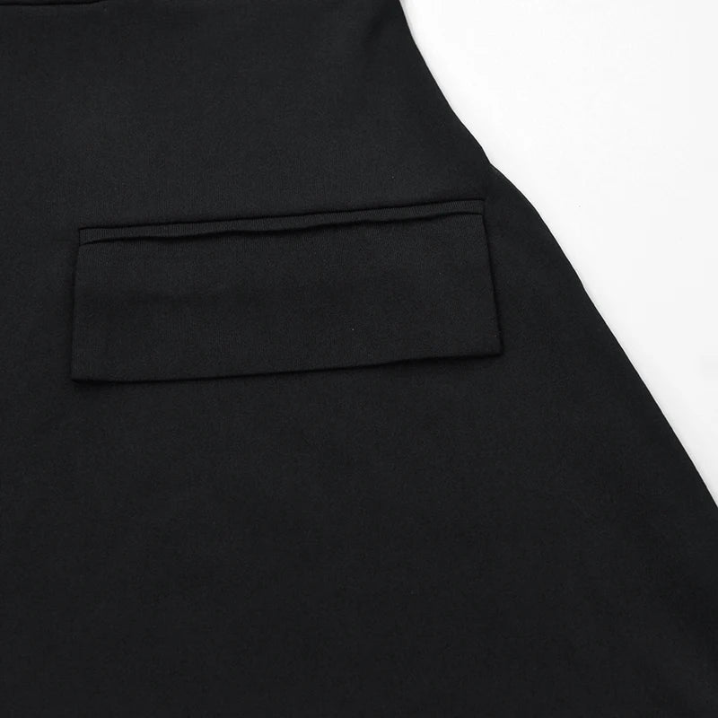 Women New Summer Sexy Mini Dress Fashion Streetwear Short Sleeve Black Slim Basic A-LINE Dresses Casual Club Elegant Party Dress