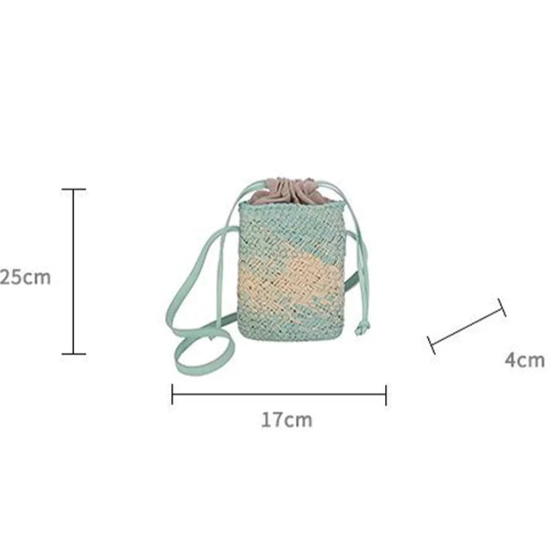Fashion Luxury Handbag High-grade Leather Trend Versatile Simple Drawstring Bucket Bag Retro Texture Brand Designer Shoulder Bag