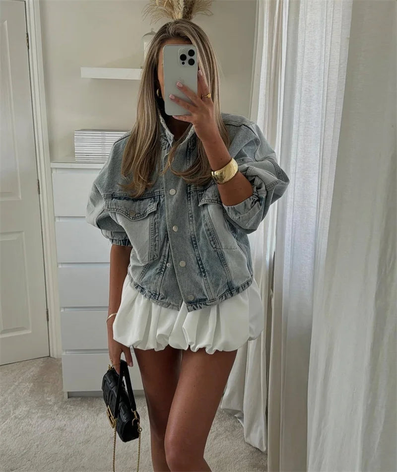 Sexy Pleated Bubble Skirt for Women High Waist Solid Lolita Micro Skirt Preppy Harajuku Y2K Clothes Cute Mini Skirts Birthday