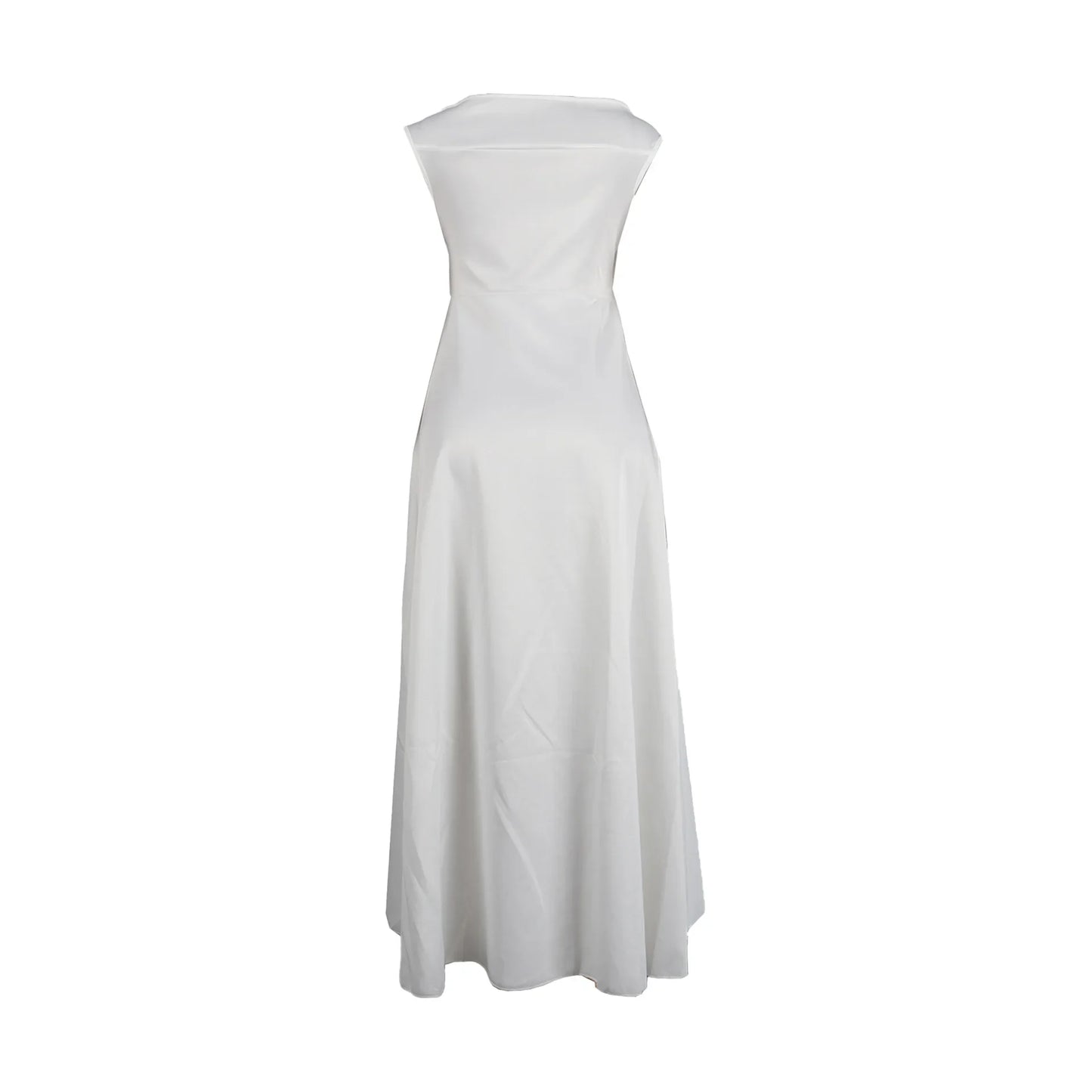 Sexy Slimming Solid Color Off-Shoulder Maxi Dress S10629 European And American Style Smooths Your Silhouette