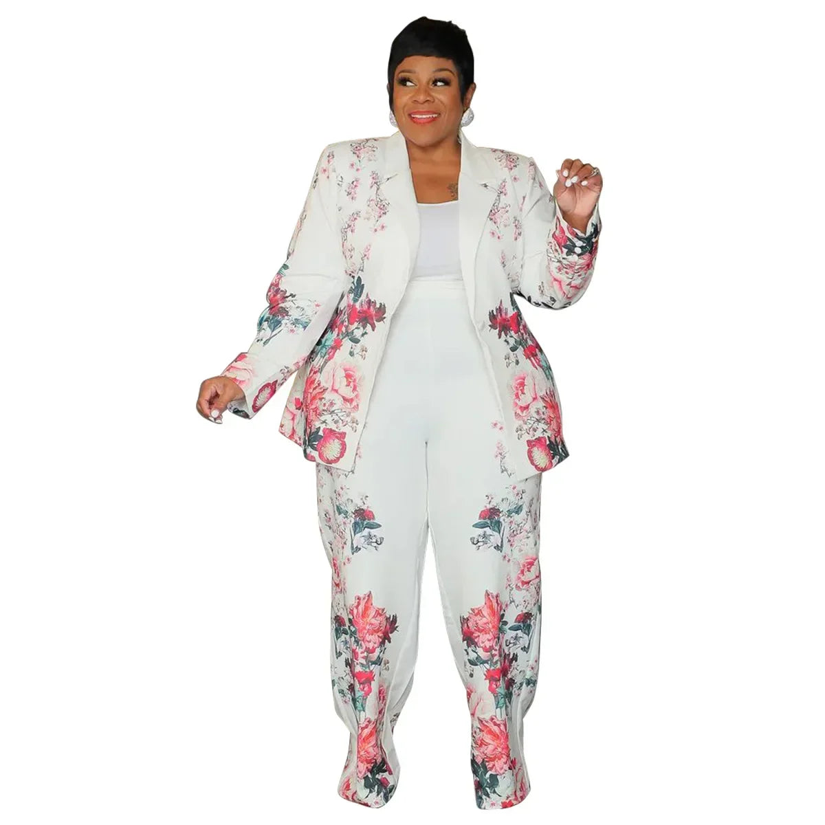 African Clothes for Women 2025 Autumn Winter Elegant 2 Piece Top Pant Matching Sets Dashiki African Clothing Plus Size XL-5XL