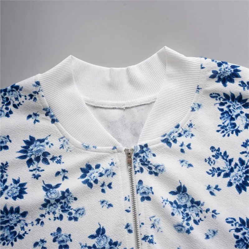 Women's Leopard Stand-Up Collar Long Sleeve Zipper Cardigan Coat Jackets Autumn Ladies Casual Loose Outwear Outcoat Size