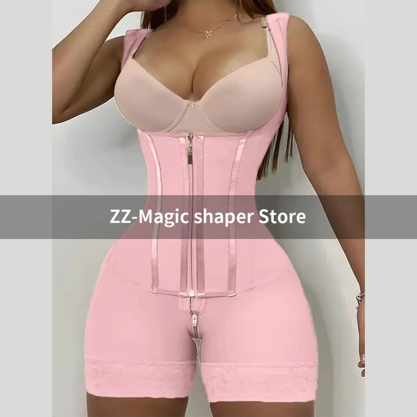 Fajas Colombianas Postpartum Girdles for Women Double Compression Shapewear Full Body Slimming Waist Trainer Flat Belly Corset
