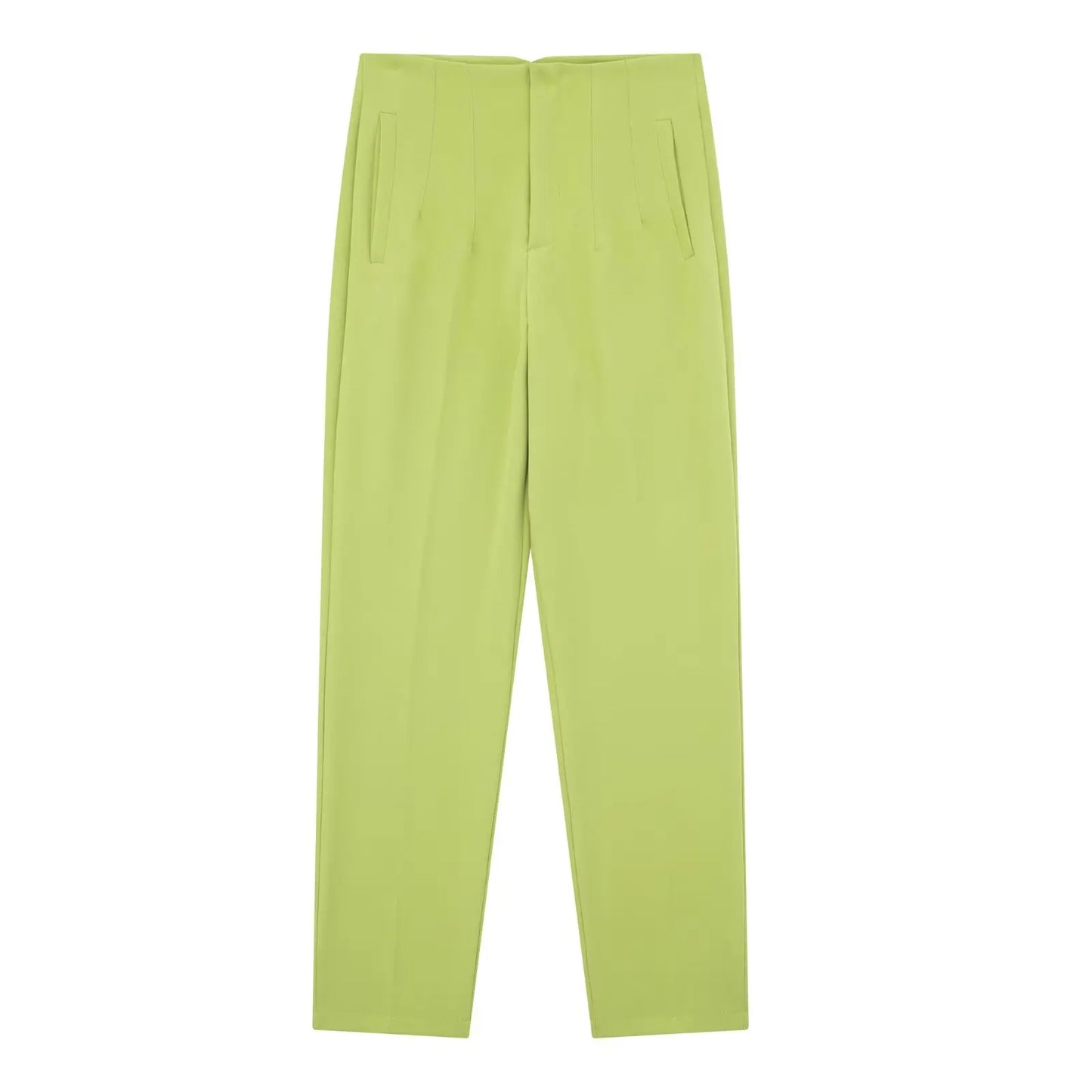 NLZGMSJ 2025 Women's Summer Pants Pencil High Waist Pants for Women Cropped Trousers Womens Streetwear Office Pants 