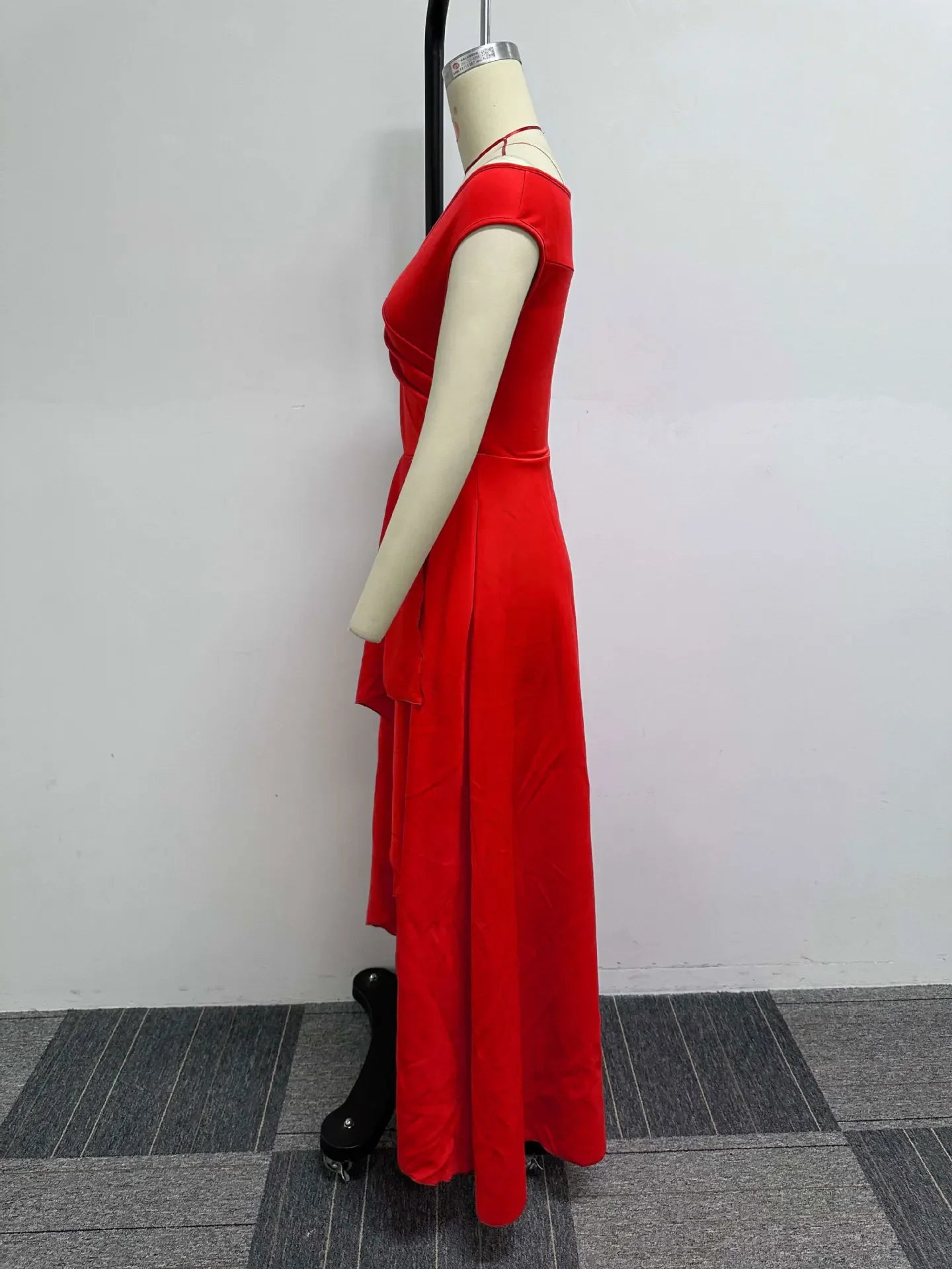 Sexy Slimming Solid Color Off-Shoulder Maxi Dress S10629 European And American Style Smooths Your Silhouette