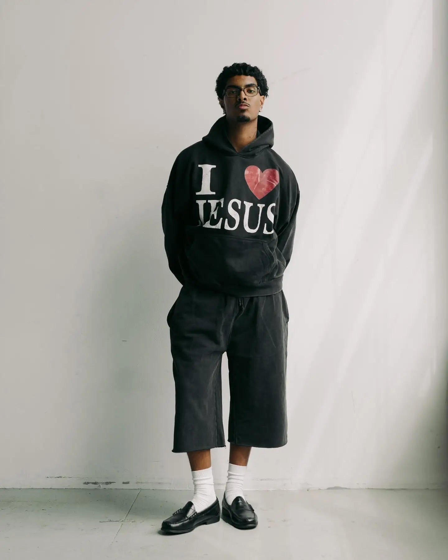 Men Women Hip Hop Jesus Letter Printed Hoodie Y2k Oversized Loose Retro Hooded Pullover Fashion Street Sweatshirt Goth Clothes