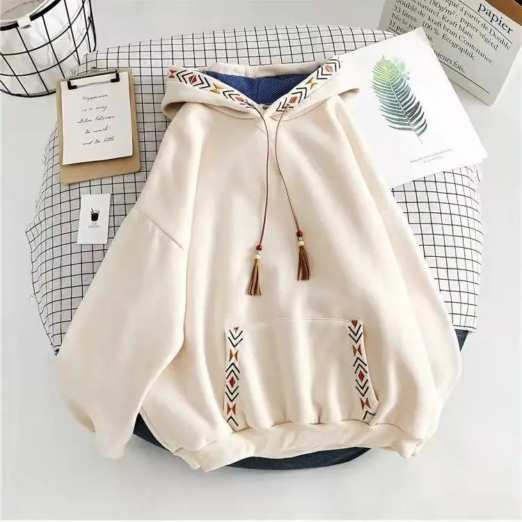 Hooded Tops Spring Hoodies for Women Autumn Clothes Loose Female Streetwear Casual Sweatshirt Hoodie Aesthetic Korean Fashion