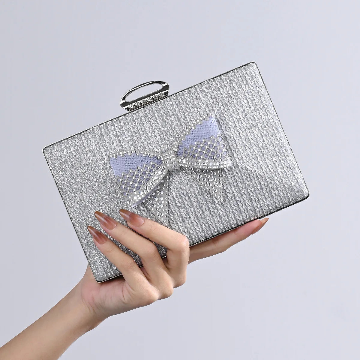 Elegant Knot Chain Crossbody Evening Bag for Women