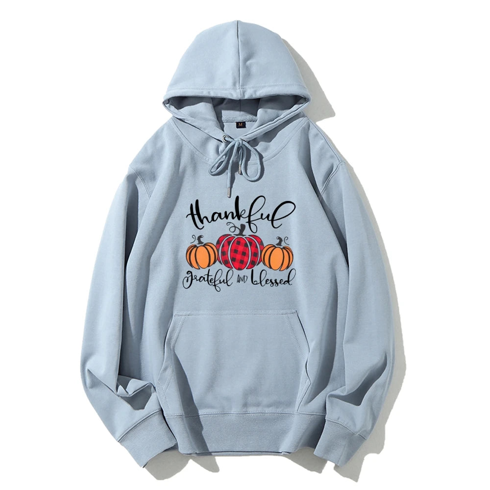 Halloween Pumpkin Graphic Hoodie Casual Drawstring Design Thermal Top Long Sleeve Multi Pocket Sweatshirt Fashion Sweater Autumn