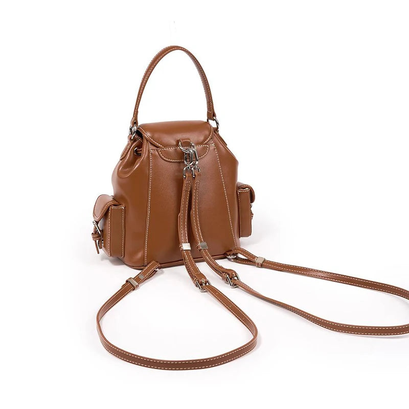 Brand Luxury Genuine Leather Backpack Large Capacity Versatile High-end Backpack Texture Fashion Travel Backpack Messenger Bag