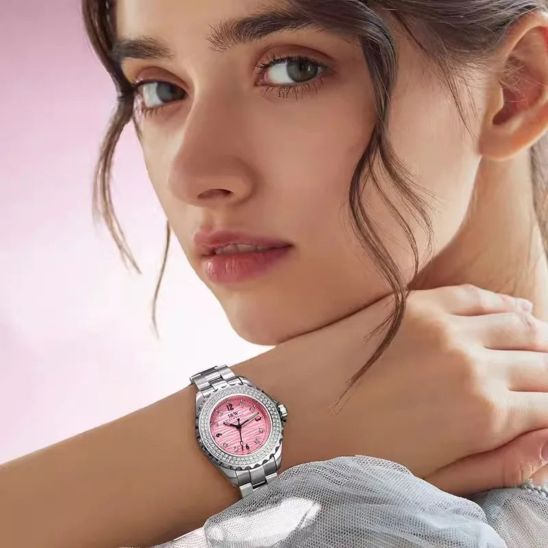 CARNIVAL Woman Fashion Quartz Wristwatches Ladies Brand Luxury Rose Gold Silver Watches Waterproof for Women Relojes De Mujer