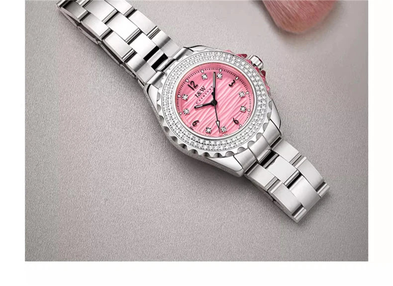 CARNIVAL Woman Fashion Quartz Wristwatches Ladies Brand Luxury Rose Gold Silver Watches Waterproof for Women Relojes De Mujer