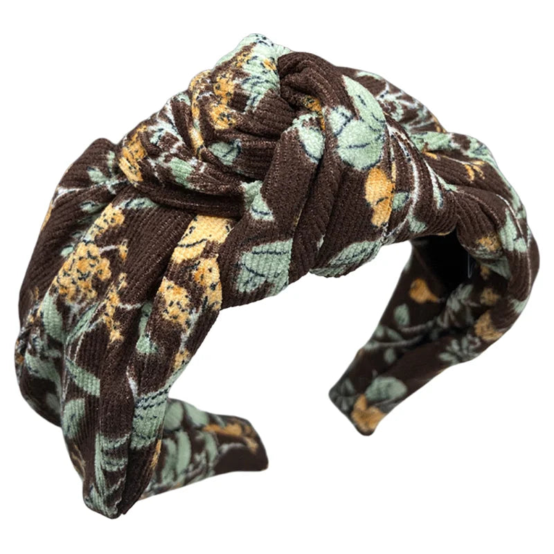 Fashion Printed Hair Tie Headband With Secure Hold for Women