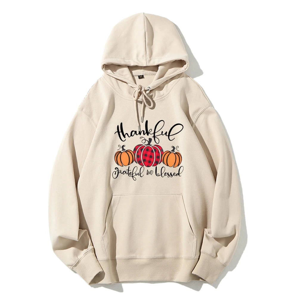 Halloween Pumpkin Graphic Hoodie Casual Drawstring Design Thermal Top Long Sleeve Multi Pocket Sweatshirt Fashion Sweater Autumn