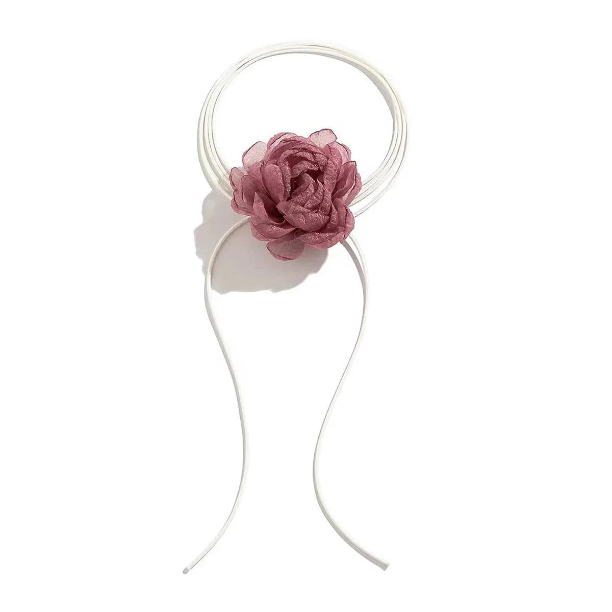 Spring Collection Multi Color Rose Neckchain Necklace French Choker Neck Strap Collar Chain Accessories