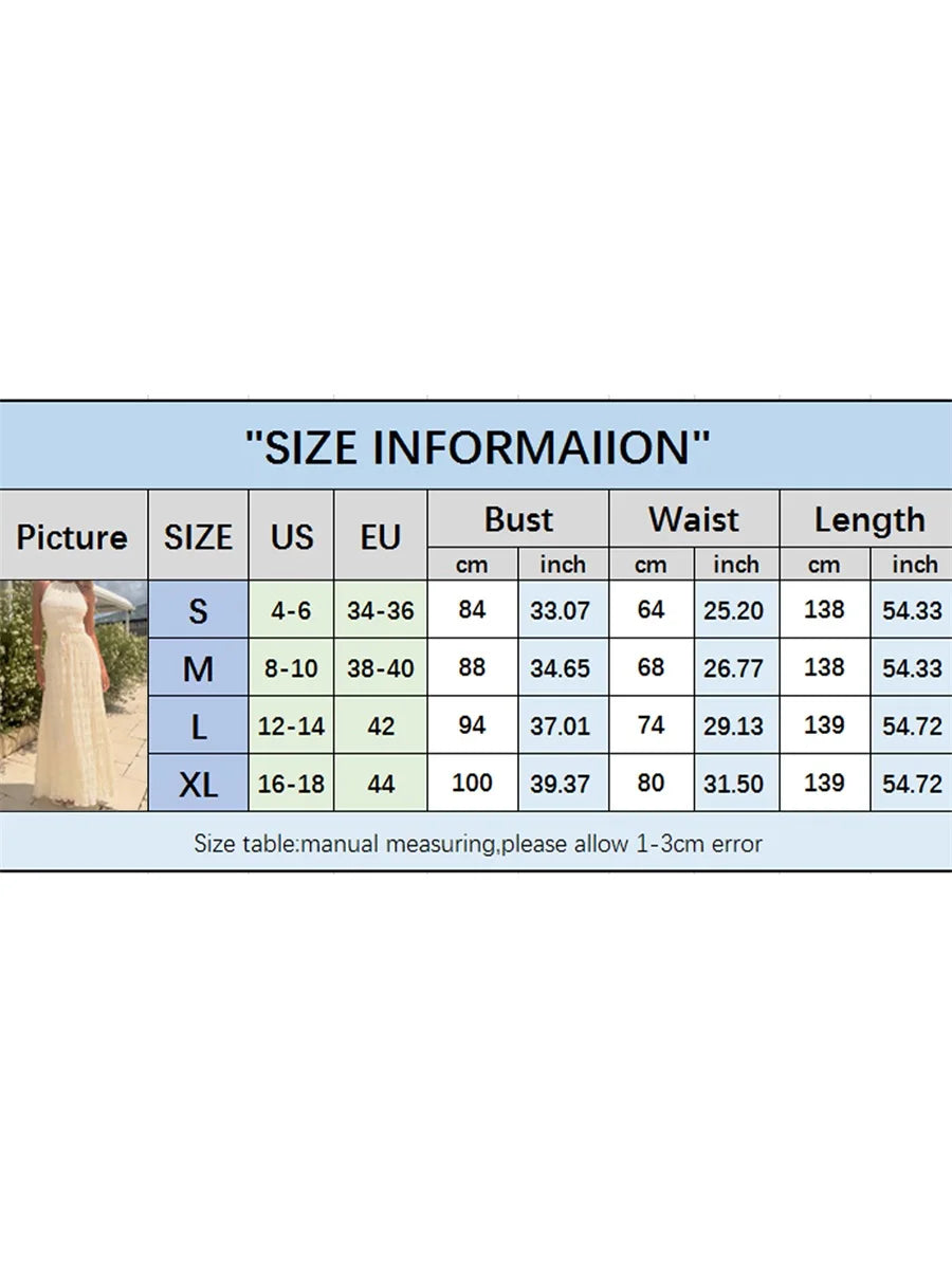 Women's Halter Neck Long Dress Frill Layered Solid Dress Drawstring Belted Sleeveless Dress