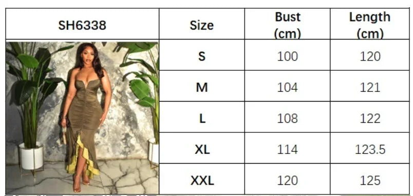 Summer Women V-neck Strapless Sleeveless Ruffles Maxi Long Dress 2025 Vacation Sexy Party Evening Bodycon Dresses Outfits