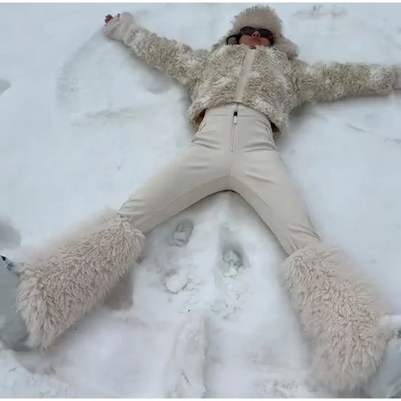 Plush Shearling Women 's Coats Stand Collar Full Sleeve Zipper Furry Jackets Female 2025 New Autumn Winter Woman Jacket Outwears